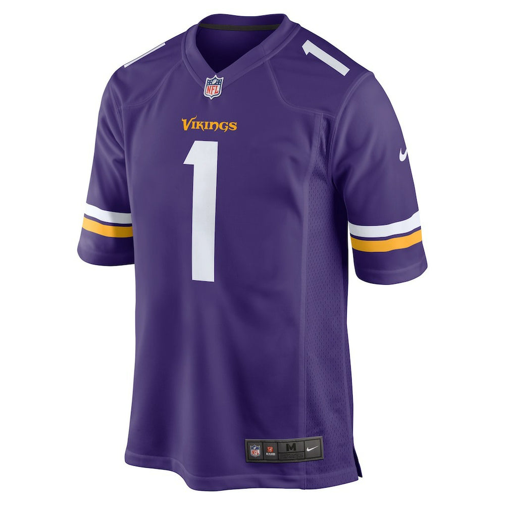 NFL Minnesota Vikings Number 1 Groom  Game Jersey
