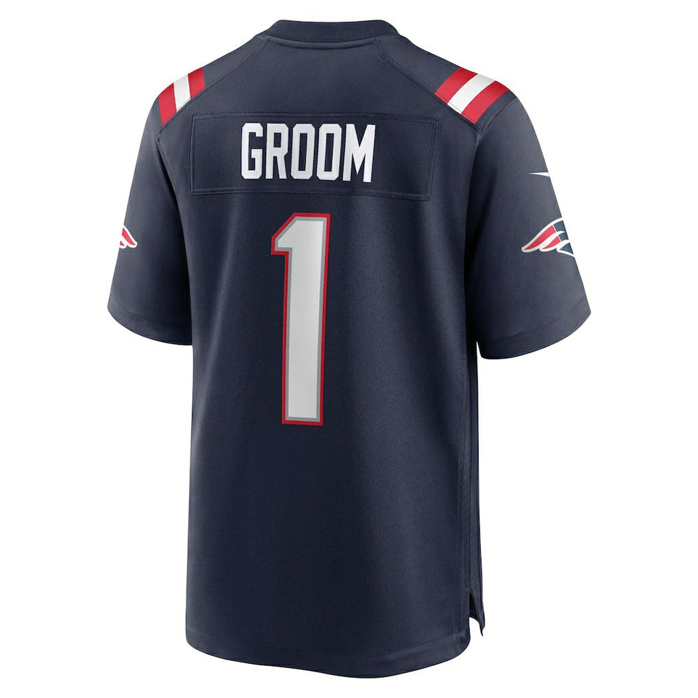 NFL New England Patriots Number 1 Groom  Game Jersey
