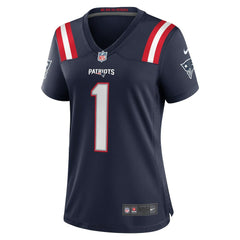 NFL New England Patriots Number 1 Bride  Women's Game Jersey