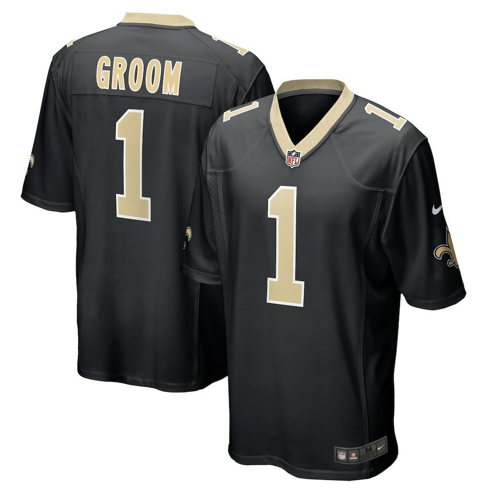 NFL New Orleans Saints Number 1 Groom  Game Jersey