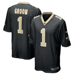 NFL New Orleans Saints Number 1 Groom  Game Jersey