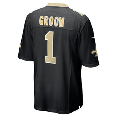 NFL New Orleans Saints Number 1 Groom  Game Jersey