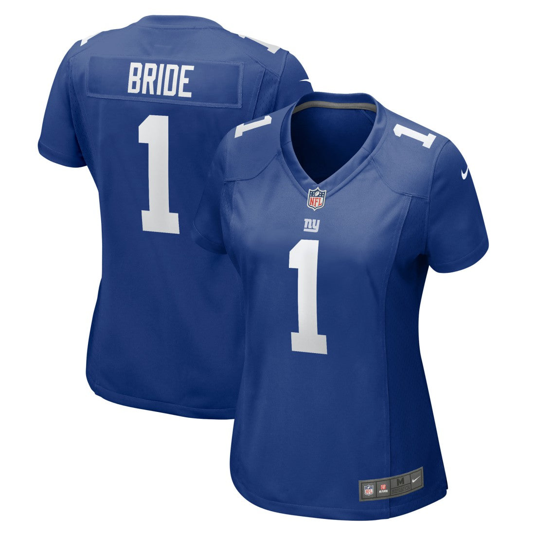 NFL New York Giants Number 1 Bride  Women's Game Jersey