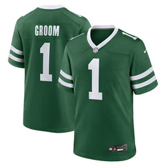 NFL New York Jets Number 1 Groom  Game Jersey