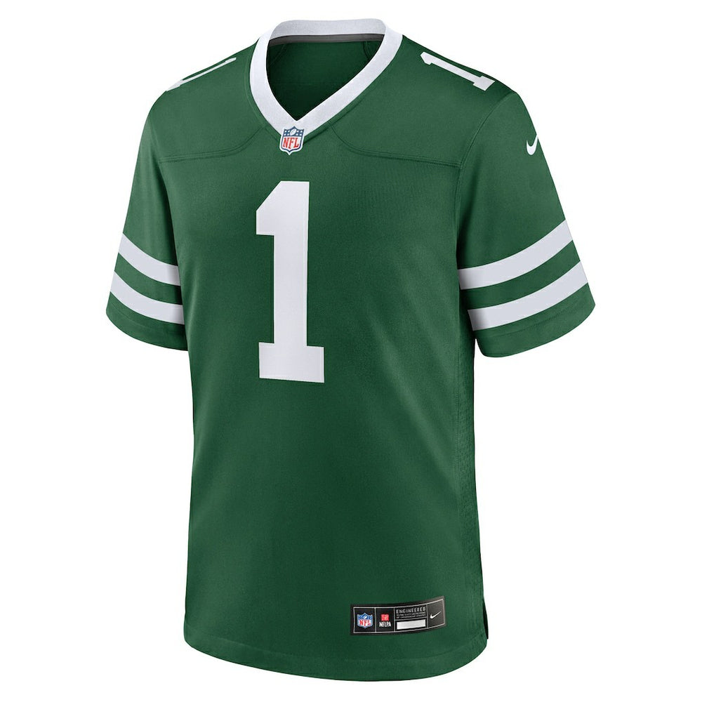 NFL New York Jets Number 1 Groom  Game Jersey