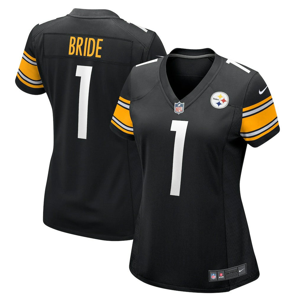 NFL Pittsburgh Steelers Number 1 Bride  Women's Game Jersey