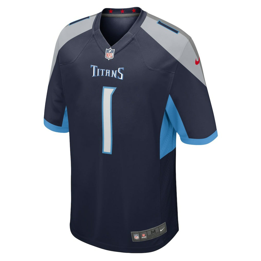 NFL Tennessee Titans Number 1 Groom  Game Jersey
