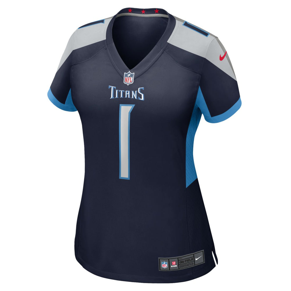 NFL Tennessee Titans Number 1 Bride  Women's Game Jersey