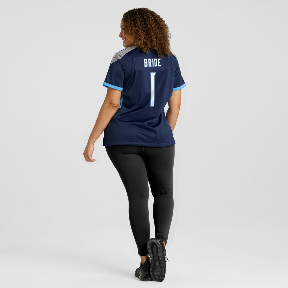 NFL Tennessee Titans Number 1 Bride  Women's Game Jersey
