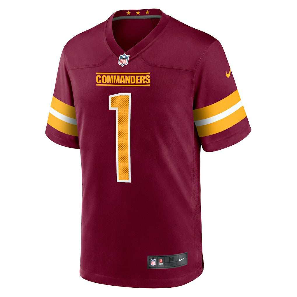 NFL Washington Commanders Number 1 Groom  Game Jersey