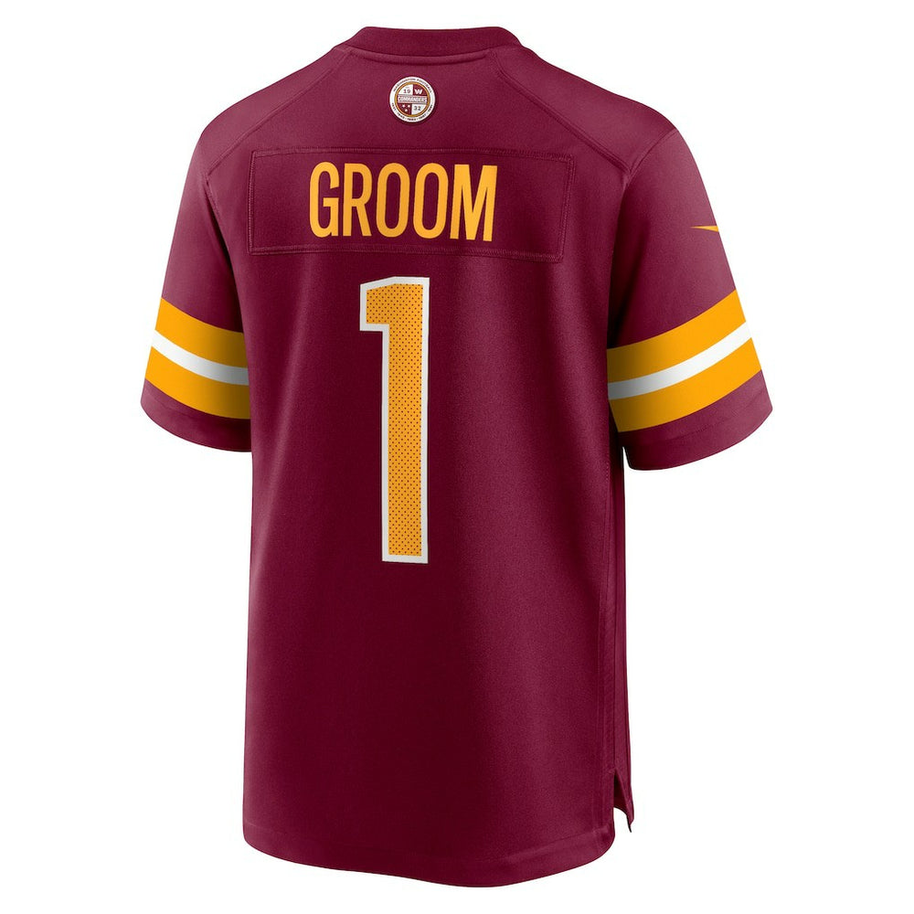 NFL Washington Commanders Number 1 Groom  Game Jersey