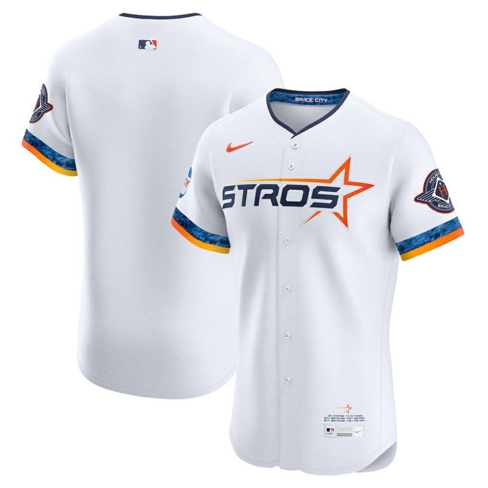 Houston Astros 2025 City Connect Elite Jersey - White | Nike