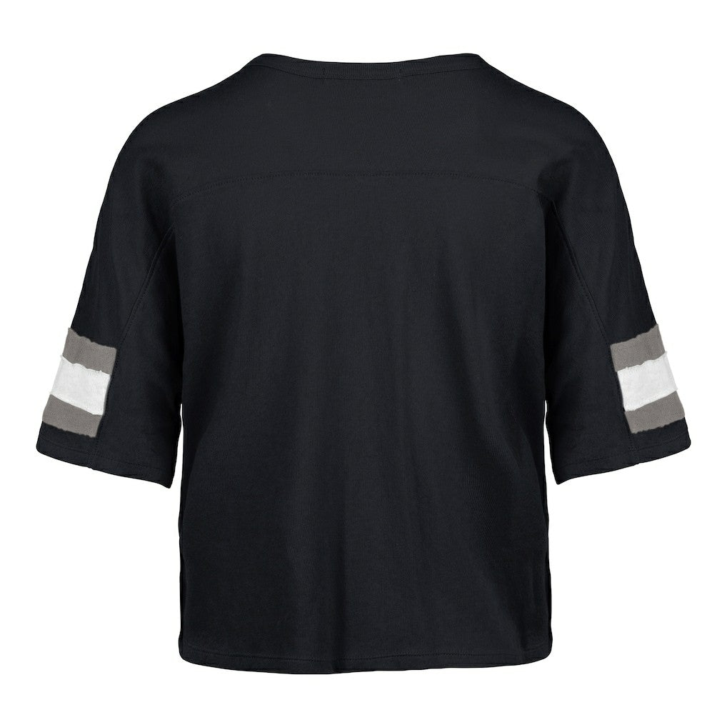 NFL Dallas Cowboys '47 Women's Double Header Scout Cropped V-Neck T-Shirt