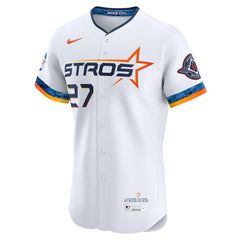 Jose Altuve Houston Astros 2025 City Connect Elite Player Jersey - White | Nike