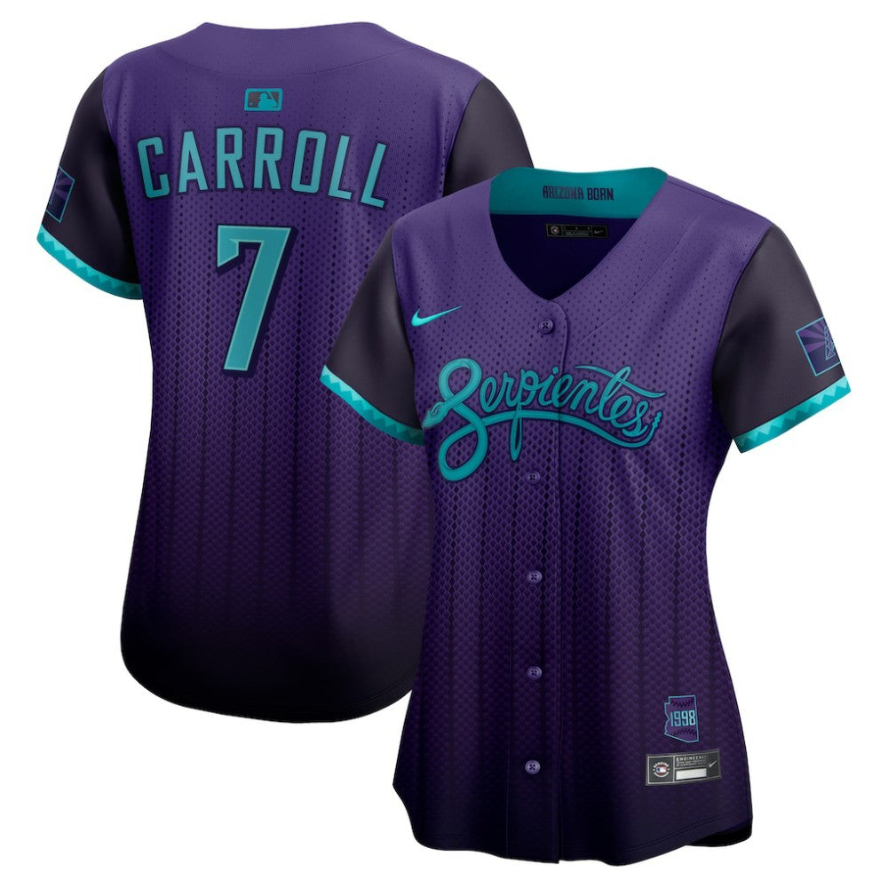 Corbin Carroll Arizona Diamondbacks Women's 2025 City Connect Limited Player Jersey - Purple | Nike