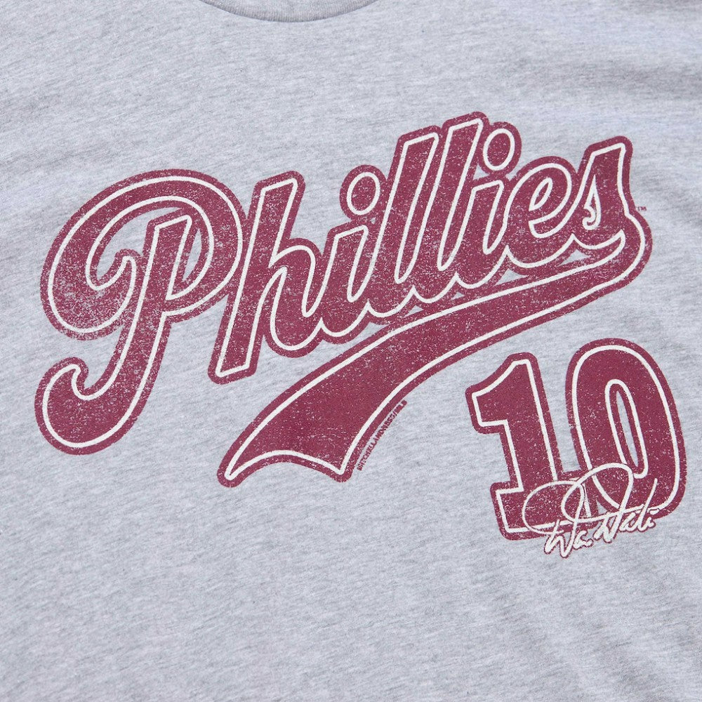 Darren Daulton Philadelphia Phillies Cooperstown Collection Player T-Shirt - Heather Gray | Mitchell & Ness