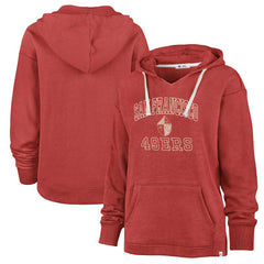 NFL San Francisco 49ers '47 Women's Plus Size Clarity Kennedy Pullover Hoodie