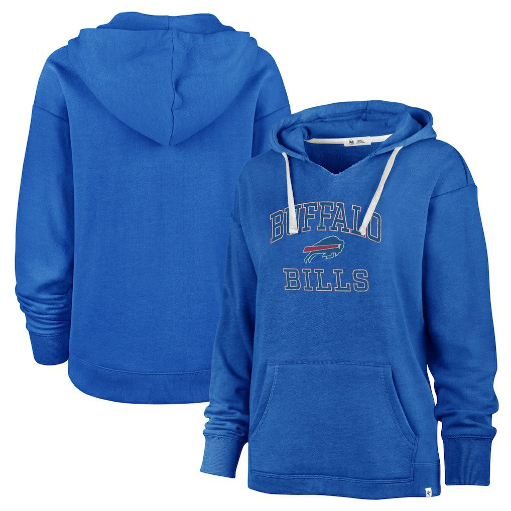 NFL Buffalo Bills '47 Women's Plus Size Clarity Kennedy Pullover Hoodie