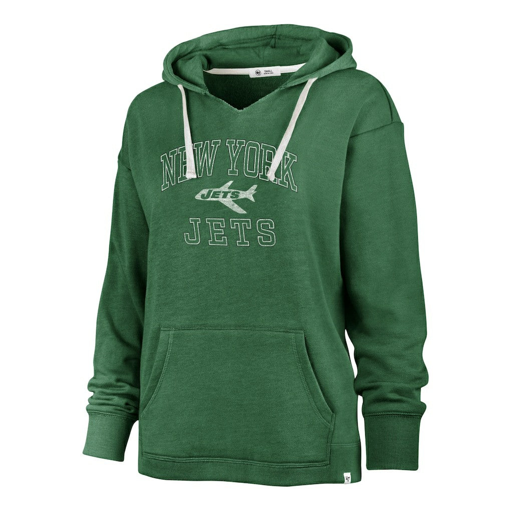 NFL New York Jets '47 Women's Plus Size Clarity Kennedy Pullover Hoodie