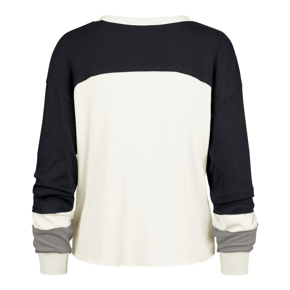 NFL Dallas Cowboys '47 Women's Plus Size Double Header Curve Toni Long Sleeve T-Shirt