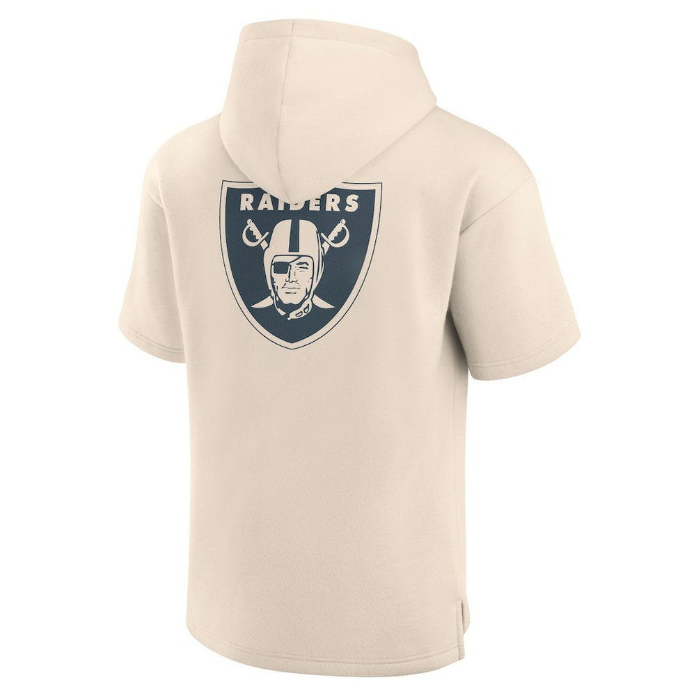NFL Las Vegas Raiders Elements Future Ground Lettering Short Sleeve Pullover Hoodie