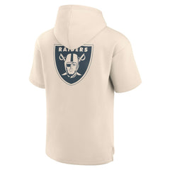 NFL Las Vegas Raiders Elements Future Ground Lettering Short Sleeve Pullover Hoodie