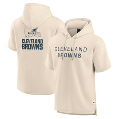 NFL Cleveland Browns Elements Future Ground Lettering Short Sleeve Pullover Hoodie