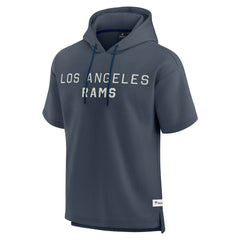 NFL Los Angeles Rams Elements Future Ground Lettering Short Sleeve Pullover Hoodie