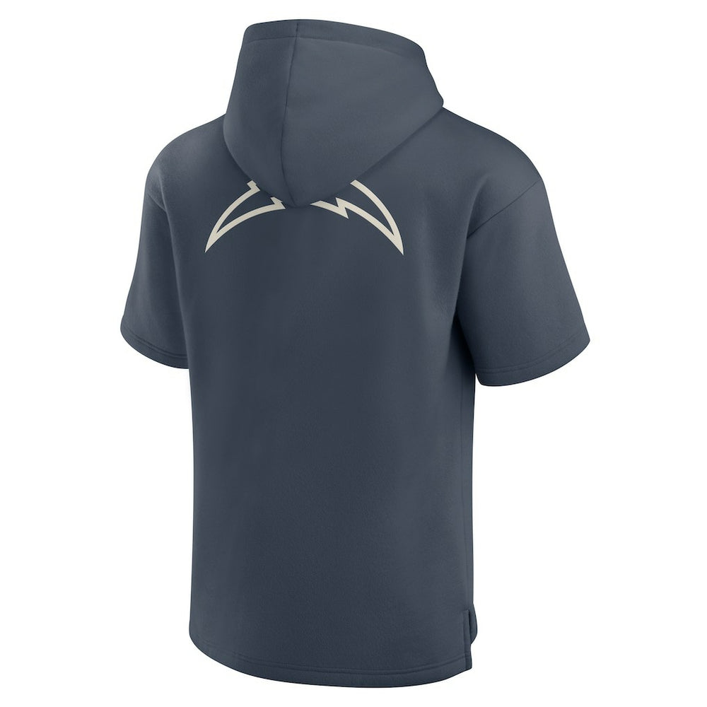 NFL Los Angeles Chargers Elements Future Ground Lettering Short Sleeve Pullover Hoodie