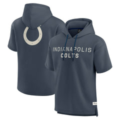 NFL Indianapolis Colts Elements Future Ground Lettering Short Sleeve Pullover Hoodie