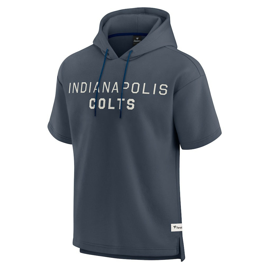NFL Indianapolis Colts Elements Future Ground Lettering Short Sleeve Pullover Hoodie