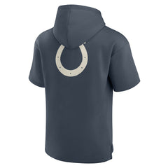 NFL Indianapolis Colts Elements Future Ground Lettering Short Sleeve Pullover Hoodie