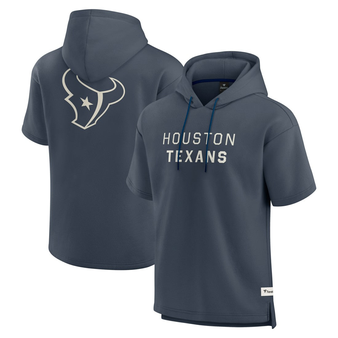NFL Houston Texans Elements Future Ground Lettering Short Sleeve Pullover Hoodie