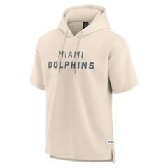 NFL Miami Dolphins Elements Future Ground Lettering Short Sleeve Pullover Hoodie