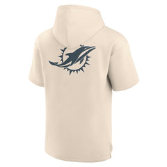 NFL Miami Dolphins Elements Future Ground Lettering Short Sleeve Pullover Hoodie