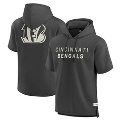 NFL Cincinnati Bengals Elements Future Ground Lettering Short Sleeve Pullover Hoodie