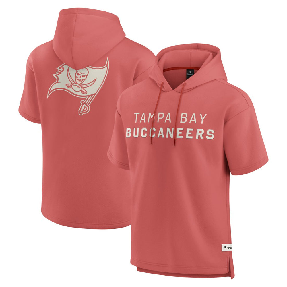 NFL Tampa Bay Buccaneers Elements Future Ground Lettering Short Sleeve Pullover Hoodie