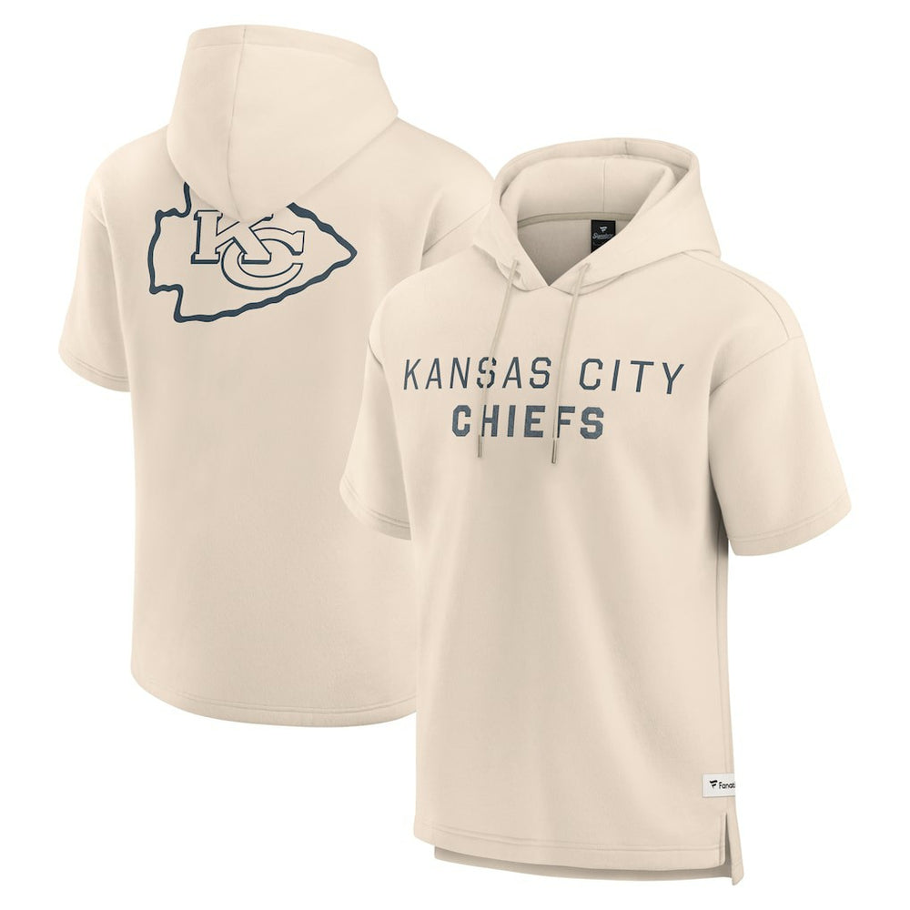 NFL Kansas City Chiefs Elements Future Ground Lettering Short Sleeve Pullover Hoodie