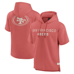 NFL San Francisco 49ers Elements Future Ground Lettering Short Sleeve Pullover Hoodie