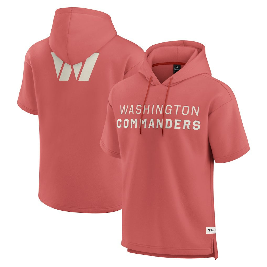 NFL Washington Commanders Elements Future Ground Lettering Short Sleeve Pullover Hoodie