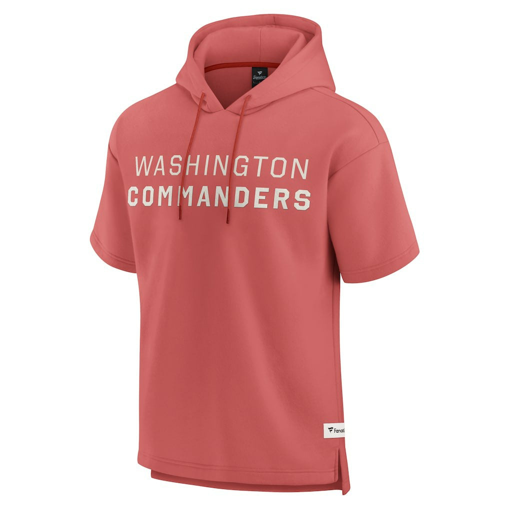NFL Washington Commanders Elements Future Ground Lettering Short Sleeve Pullover Hoodie