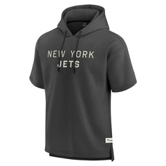 NFL New York Jets Elements Future Ground Lettering Short Sleeve Pullover Hoodie