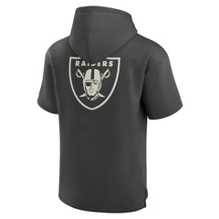 NFL Las Vegas Raiders Elements Future Ground Lettering Short Sleeve Pullover Hoodie