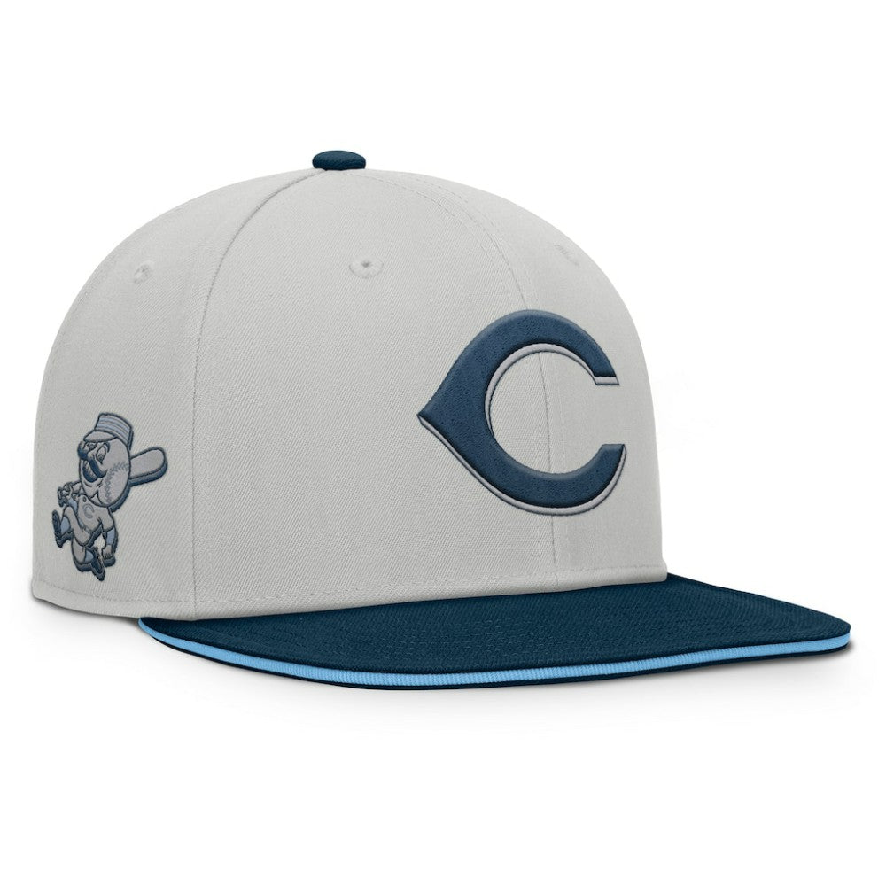 Cincinnati Reds Knuckleball Snapback Hat - Gray
