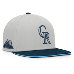 Colorado Rockies Knuckleball Snapback Hat - Gray