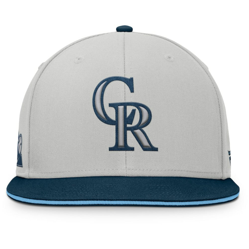 Colorado Rockies Knuckleball Snapback Hat - Gray