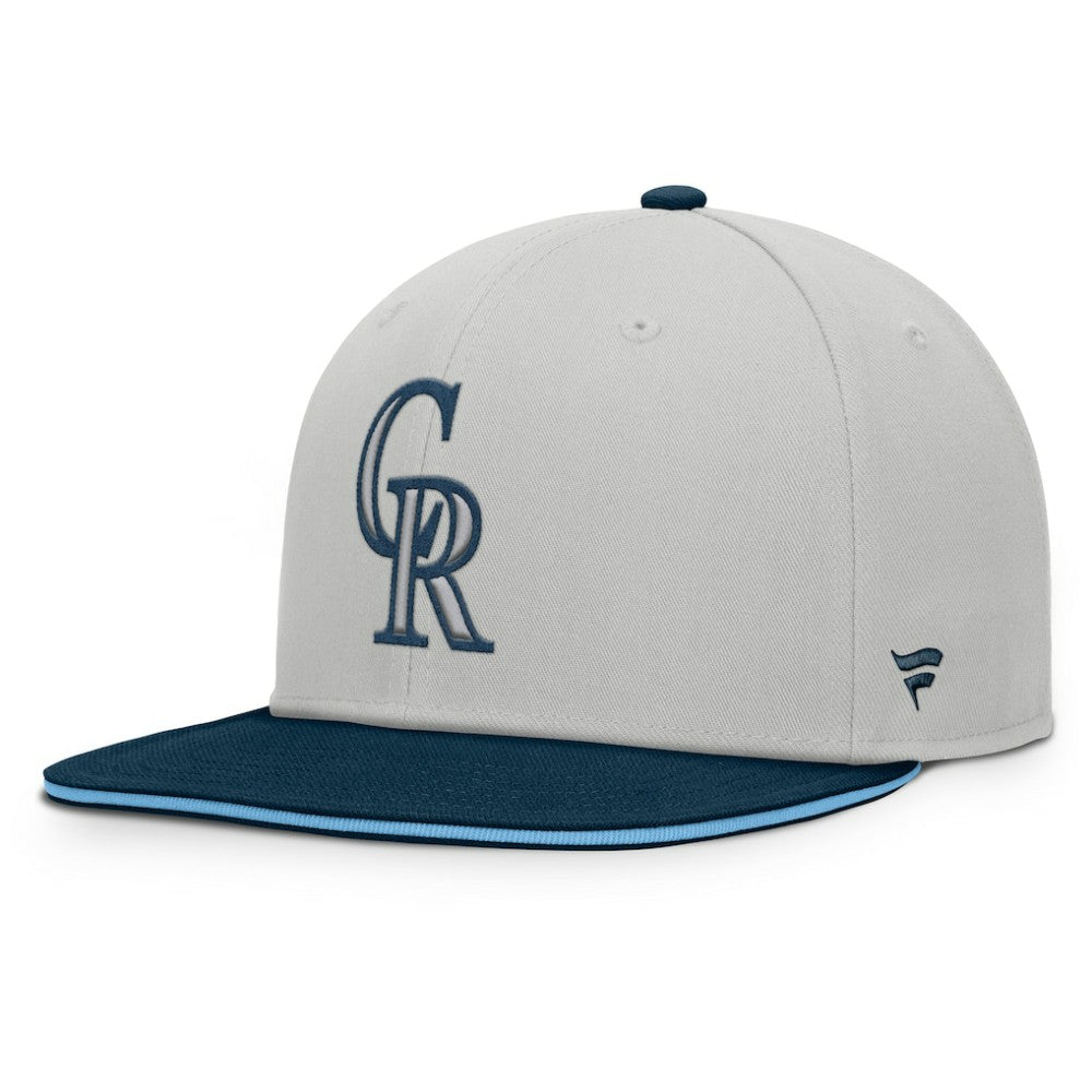 Colorado Rockies Knuckleball Snapback Hat - Gray