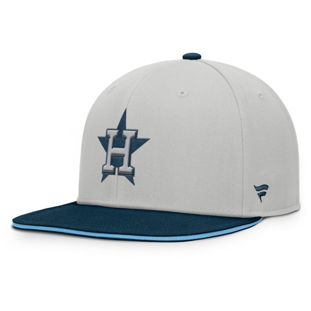 Houston Astros Knuckleball Snapback Hat - Gray