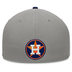 Houston Astros Clubhouse Dugout Fitted Hat - Gray/Navy