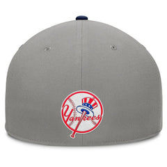 New York Yankees Clubhouse Dugout Fitted Hat - Gray/Navy